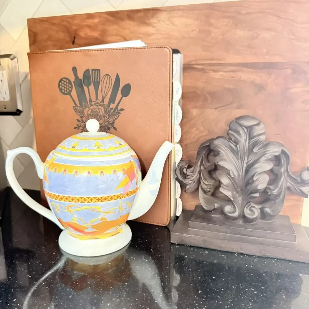 Williams-Sonoma MONTGOLFIERE Teapot - 4 Cup Hot Air Balloons - FREE U.S.SHIPPING